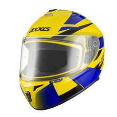 CASCO AXXIS DRAKEN RONIN AMARILLO/AZUL - comprar online