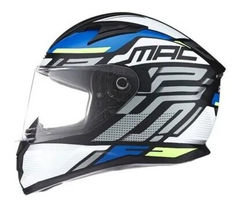 CASCO 825 CONTROL BLANCO GRIS AZUL