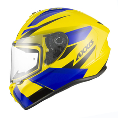 CASCO AXXIS DRAKEN RONIN AMARILLO/AZUL