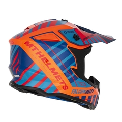 CASCO FALCON ENERGY B4 NARANJA BRILLO - FRASER MOTOS