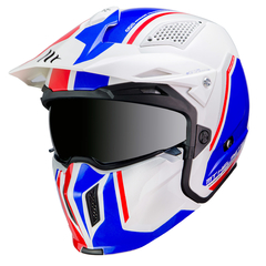 CASCO DESMONTABLE STREETFIGHTER SV TWIN B7 AZUL PERLA BRILLO
