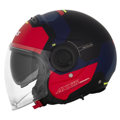 CASCO AXXIS RAVEN SV CYPHER D2 ROJO MATE