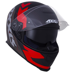 CASCO AXXIS EAGLE SV DIAGON D1 ROJO MATE - FRASER MOTOS