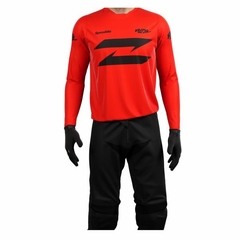 CONJUNTO MX MOTOCROSS RADIKAL CONCEPT FACTORY ROJO
