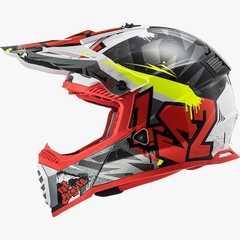 CASCO 437 FAST CRUSHER BLACK RED