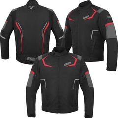 CAMPERA PUNTO EXTREMO GP 23 CP-10 NEGRO, ROJO Y GRIS en internet