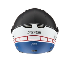 CASCO BEAT STRADA NEGRO BLANCO AZUL - tienda online