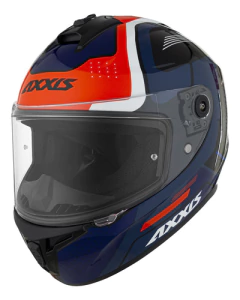 CASCO AXXIS DRAKEN COUGAR B7 AZUL BRILLO en internet