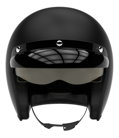 Imagen de CASCO HAWK 721 CLASSIC NEGRO MATE CON SUN VISOR Y VISERA