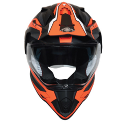 CASCO PUNTO EXTREMO 632 DAKAR NARANJA - FRASER MOTOS