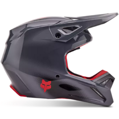 CASCO V1 INTERFERE ROJO GRIS