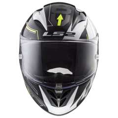 CASCO LS2 ARROW R EVO TECHNO BLANCO NEGRO - FRASER MOTOS