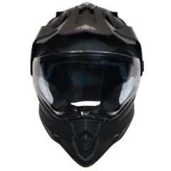 CASCO PUNTO EXTREMO 632 DAKAR NEGRO MATE - comprar online