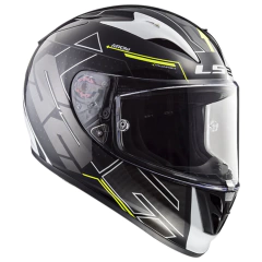 CASCO LS2 ARROW R EVO TECHNO BLANCO NEGRO - comprar online