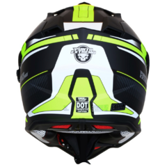 CASCO PUNTO EXTREMO 632 DAKAR AMARILLO FLUO - FRASER MOTOS