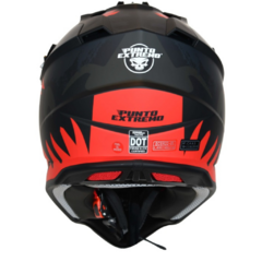 CASCO MX PUNTO EXTREMO 632 TRAVIS ROJO - FRASER MOTOS