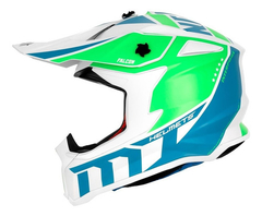 CASCO FALCON INTERPOSE C7 AZUL PERLA BRILLO
