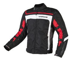 CAMPERA CORDURA FUSE EVO NEGRO ROJO BLANCO NINE TO ONE