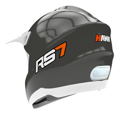 CASCO HAWK RS7 GRIS BLANCO - FRASER MOTOS