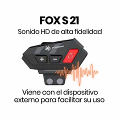 MANOS LIBRES PARA MOTOCICLISTAS FOX S21 FOXCOMM