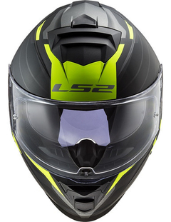 CASCO LS2 800 STORM NERVE NEGRO AMARILLO - comprar online