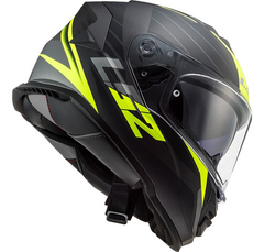 CASCO LS2 800 STORM NERVE NEGRO AMARILLO en internet