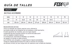 BOTAS MOTOCROSS FOX COMP AZUL MARINO BLANCO NARANJA en internet