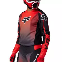 CONJUNTO MOTOCROSS FOX 180 LEED ROJO