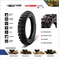 CUBIERTA BORILLI 110/100-18 TRASERA EXC INFINITY B007 - comprar online