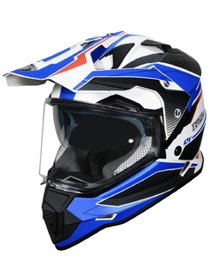 CASCO PUNTO EXTREMO 632 DAKAR AZUL ROJO NEGRO - comprar online