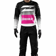 CONJUNTO MX MOTOCROSS RADIKAL CONCEPT MAGENTA NEGRO