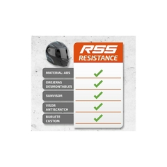Imagen de CASCO REBATIBLE HAWK RS5 RESISTANCE SOPHIE MATE