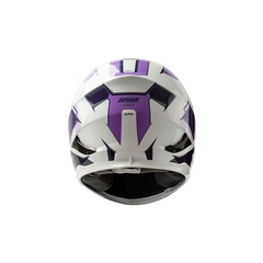 Imagen de CASCO HAWK RS1 ALPHA BLANCO VIOLETA BRILLANTE