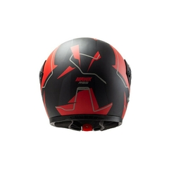 CASCO REBATIBLE HAWK RS5 RESISTANCE NEGRO ROJO MATE - tienda online