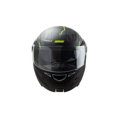 Imagen de CASCO REBATIBLE HAWK RS5 RESISTANCE NEGRO/FLUO MATE