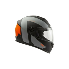 CASCO HAWK RS1 T-RACER NEGRO GRIS/NARANJA FLUO MATE en internet