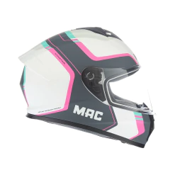 CASCO 801 STARTER QURBIK BLANCO ROSA MATE en internet