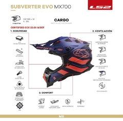 CASCO 700 SUBVERTER CARGO BLUE ORANGE - tienda online