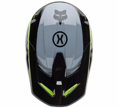 Imagen de CASCO FOX V1 FLOW NEGRO FLUO BRILLO
