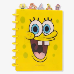Caderno com Divisória 21x16cm Bob Esponja - Zona Criativa