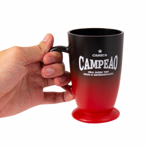 Caneca de Vidro Com Base Campeão 33554