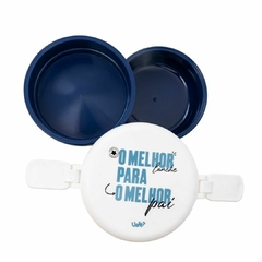Marmita Redonda Mini - O Melhor Pai Azul - comprar online