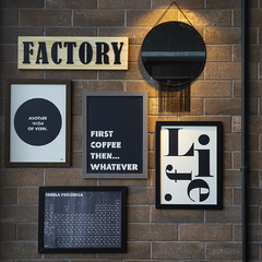 Quadro Decorativo - Industrial Tabela Periódica - Maga's Store
