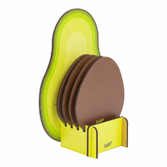 Porta Copos Shape com Suporte - Avocado Control na internet