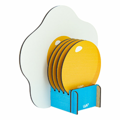 Porta Copos Shape com Suporte - Eggscuse-me - Maga's Store