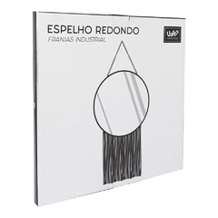 Espelho Redondo Franjas - Industrial - Maga's Store
