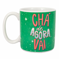 Caneca Cilíndrica 330ml - Love Canecas Cha de Agora Vai 32463 na internet