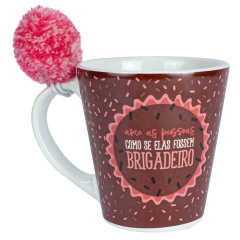 Caneca Cônica com Pompom - Chocoladies