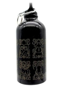 Garrafa Alumínio 500ml - Cavaleiros do Zodíaco Preto