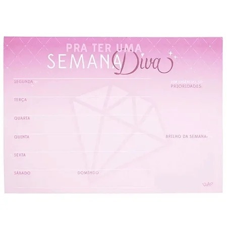 Planner Semanal Diva